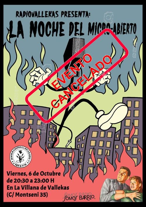 Radiovallekas presenta: La noche del micro-abierto
