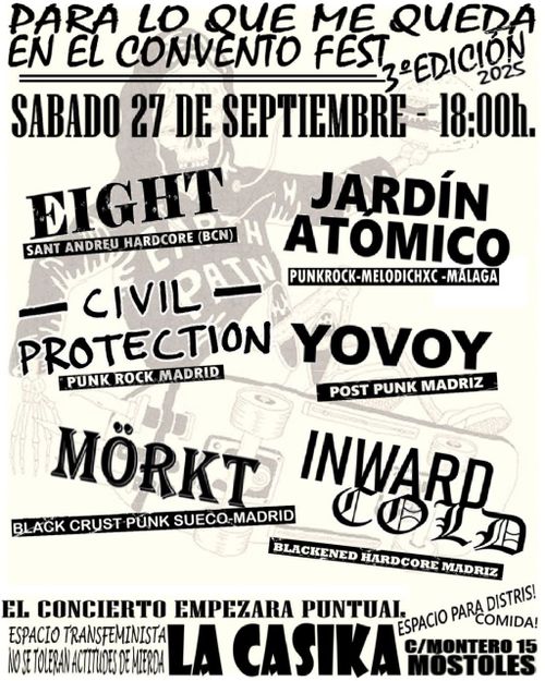 Para lo que me queda en el convento fest III edidición