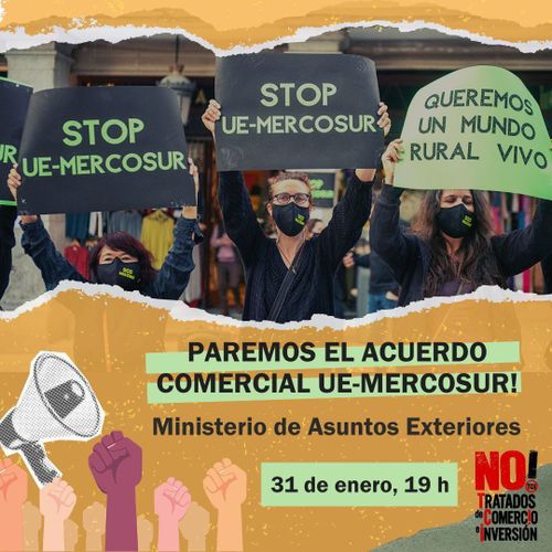 Paremos el acuerdo comercial UE-Mercosur