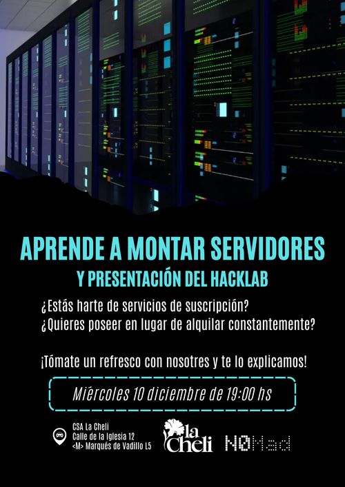 Aprende a montar servidores | Presentación del hacklab