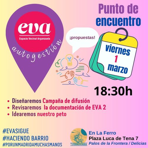 Espacio Vecinal Arganzuela , punto de encuentro