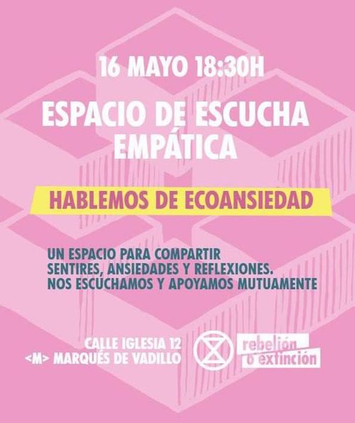 Hablemos de ecoansiedad. Rebelión o Extinción