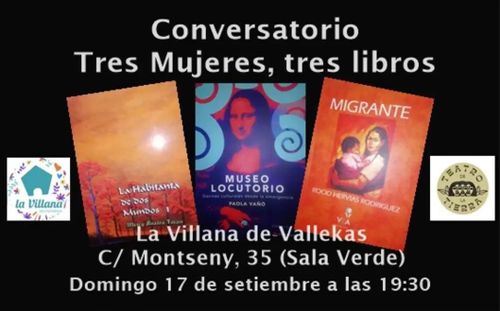 Conversatorio Tres Mujeres, tres libros