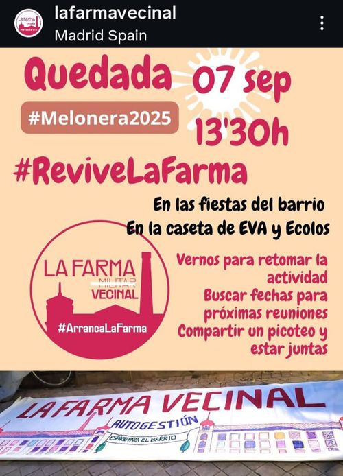 Quedada de La Farma en las fiestas de la Melonera