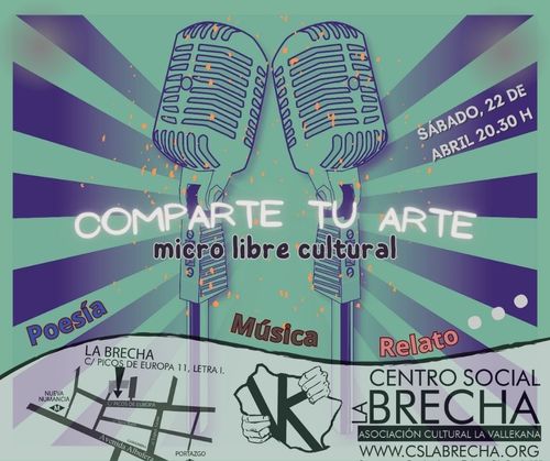 Comparte tu arte: Micro libre cultural