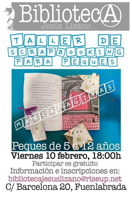 Taller de Scrapbooking para peques