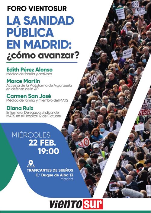 Sanidad Pública en madrid ¿Como avanzar?