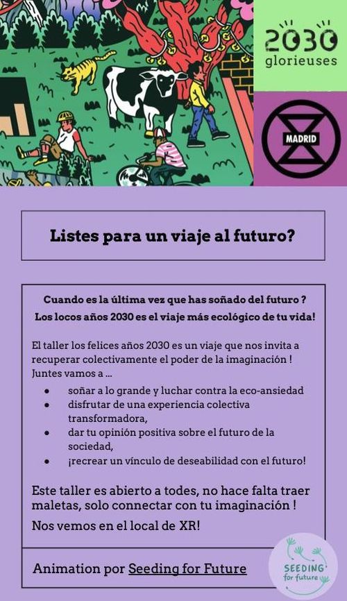 💜 ¡Taller con Seeding For Future! 🌱