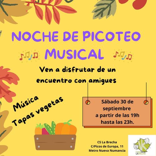 Noche de picoteo musical