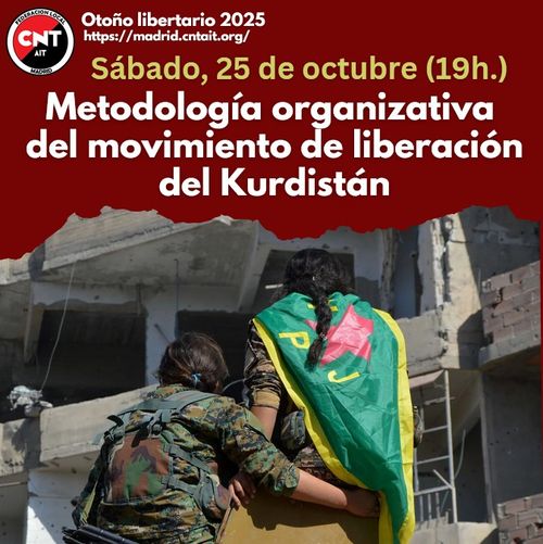 [Charla] Metodología organizativa del Movimiento de Liberación del Kurdistán