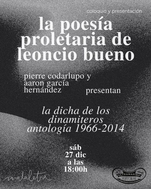 la poesía proletaria de leoncio bueno