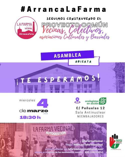 ASamblea ABIERTA #arrancaLaFarma