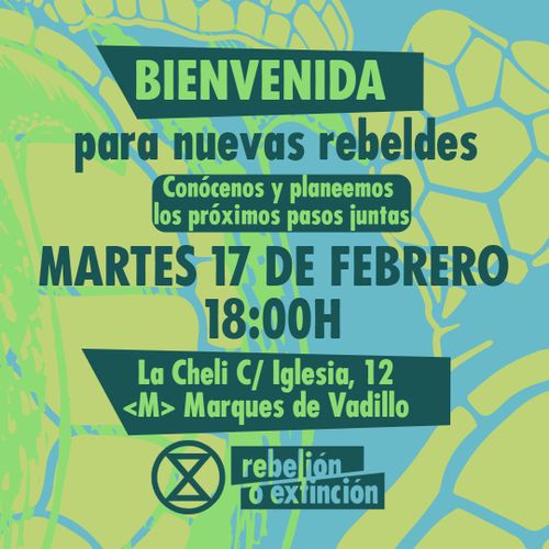 Bienvenida Nuevas Rebeldes