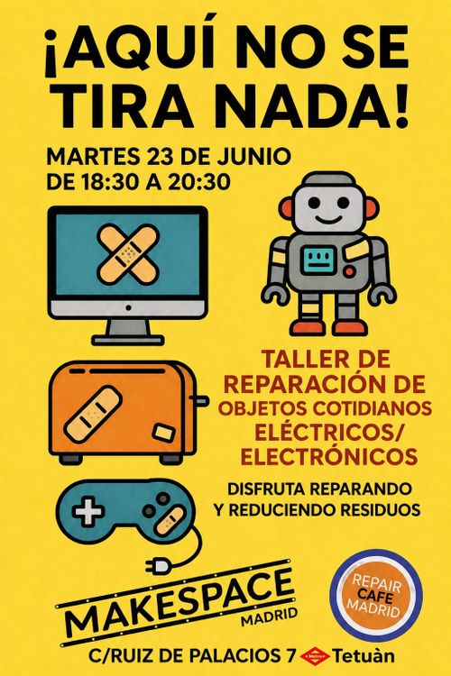 Taller de reparaciones participativas 'Repair Café'