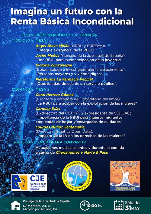 Imagina un futuro con la Renta Básica Universal Incondicional