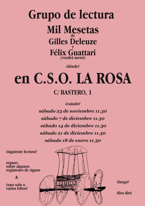 Grupo de lectura mil mesetas