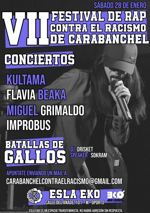 VII Festival de Rap contra el racismo de Carabanchel 