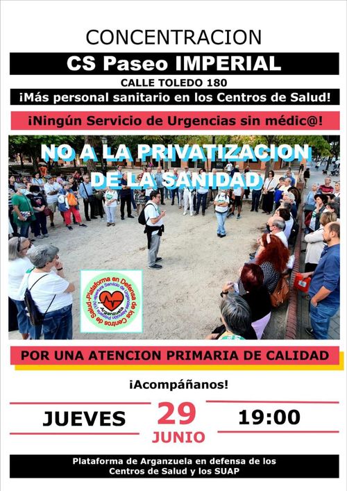 Concentración CS Paseo Imperial