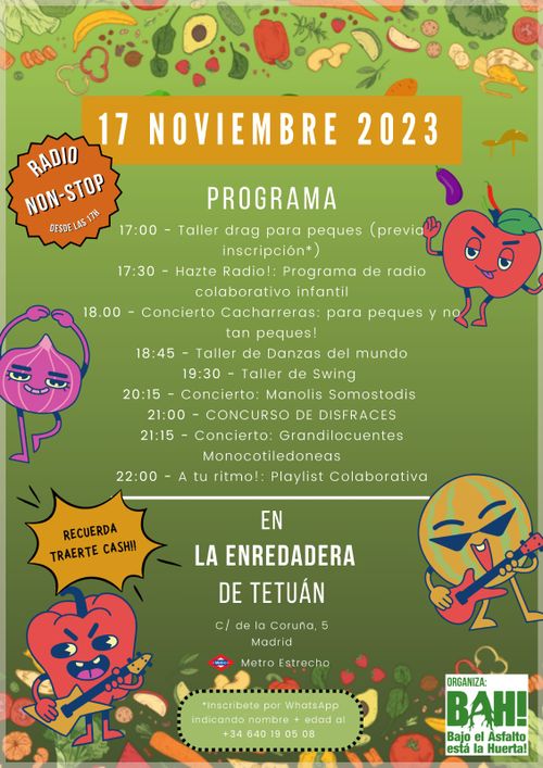 Fiesta de Bajo el Asfalto está la Huerta