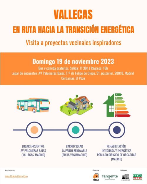 En ruta hacia la transición energética. Visita a proyectos vecinales inspiradores.
