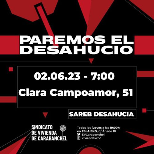 Paremos el desahucio