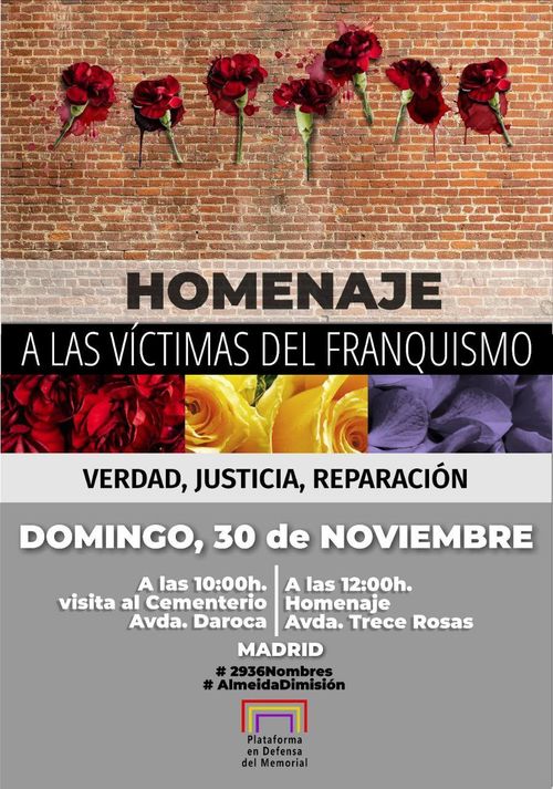 Homenaje a las víctimas del franquismo