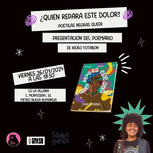 ¿Quién repara este dolor? Poética negra, queer de Rioko Fotabon
