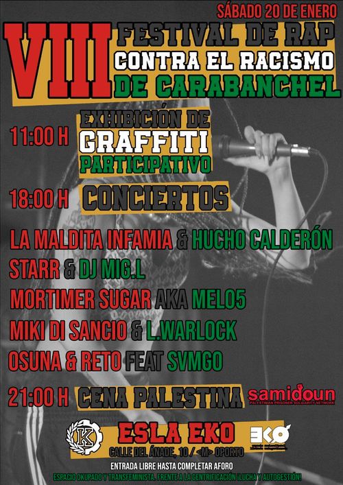 VIII Festival de rap contra el Racismo de Carabanchel