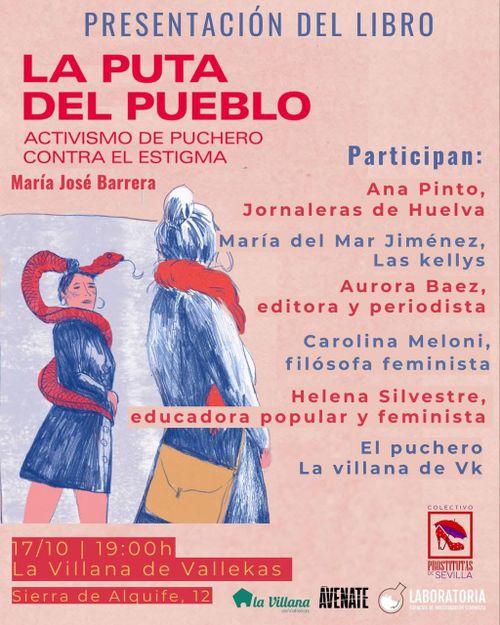 Presentación del libro La puta del pueblo
Activismo de puchero contra el estigma