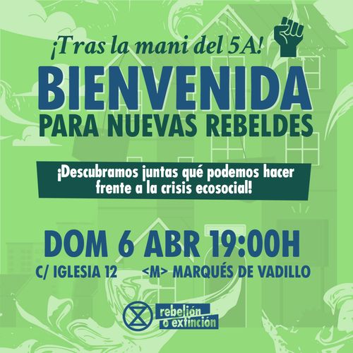 BIENVENIDA REBELIÓN O EXTINCIÓN 🤗