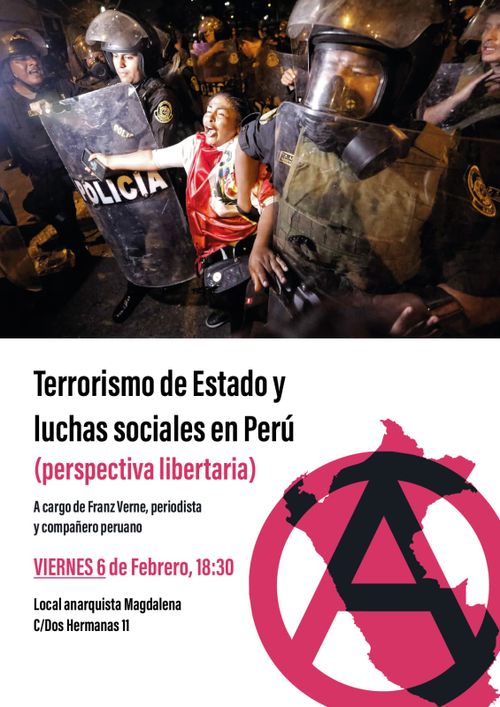Terrorismo de Estado y luchas sociales en Perú (perspectiva libertaria)