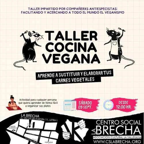 Taller Cocina Vegana: Aprende a sustituir y elaborar tus carnes vegetales