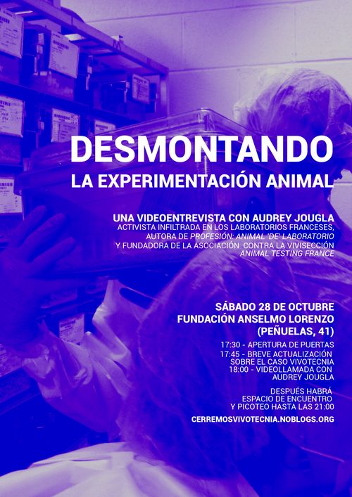 Desmontando la experimentación animal. Una videoentrevista con Audrey Jougla.