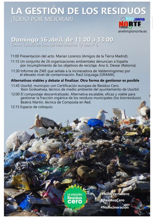MESA REDONDA. LA GESTION DE LOS RESIDUOS. ¡TODO POR MEJORAR!