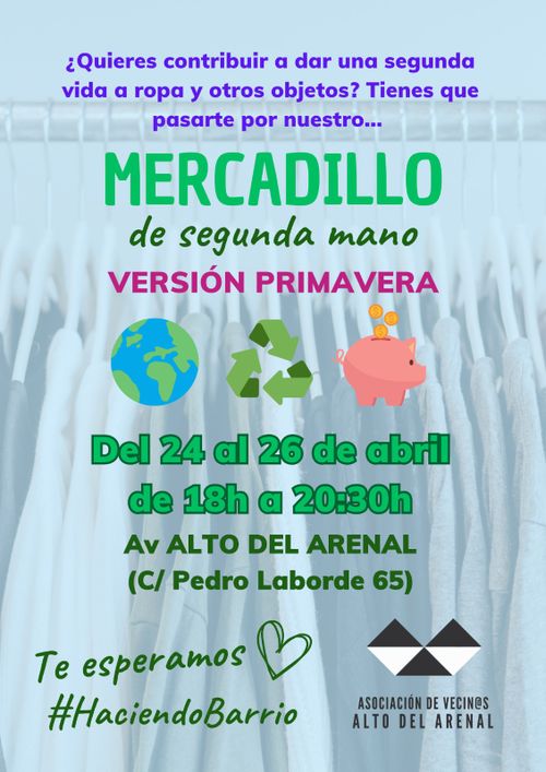 Mercadillo de Segunda Mano versión Primavera