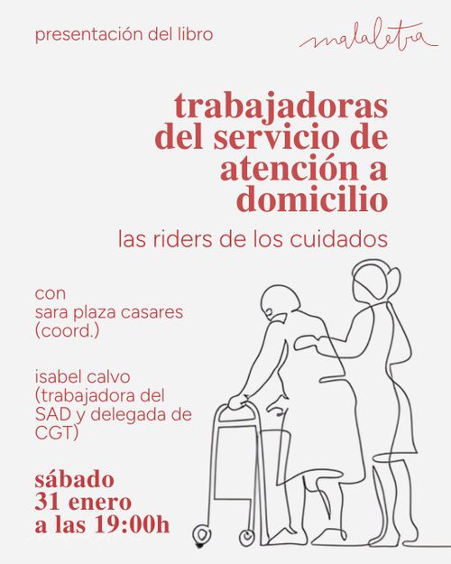 trabajadoras del servicio de atención a domicilio: las riders de los cuidados