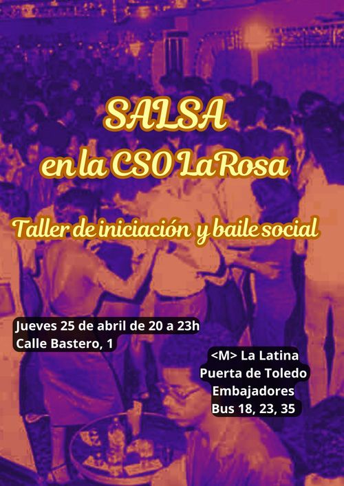 Salsa, taller de iniciación y baile social 