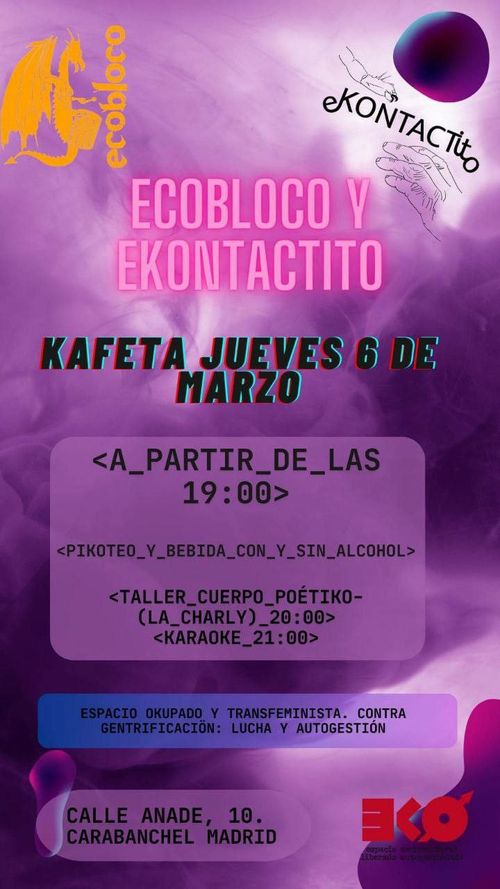 Kafeta de Ekontactito y Ecobloco