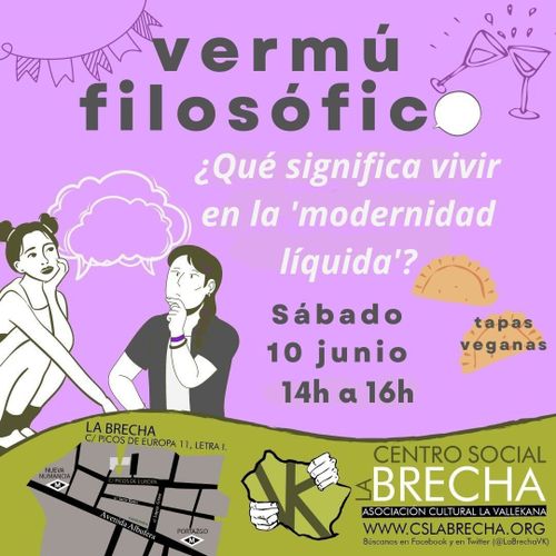 Vermú filosófico: Qué significa vivir en la 'modernidad líquida'?
