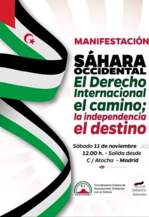 Desde la Asociación Paz Ahora nos sumamos a MANIFESTACIÓN ESTATATAL en Madrid