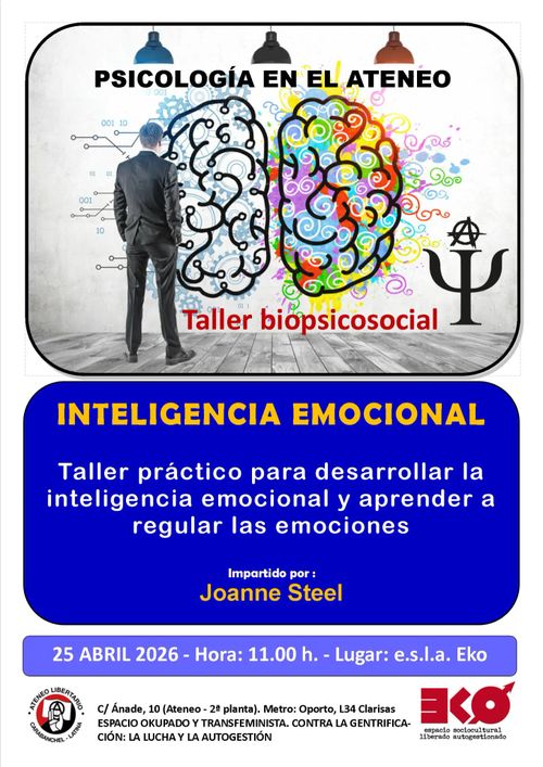 PSICOLOGÍA EN EL ATENEO: «Inteligencia emocional: Taller práctico»