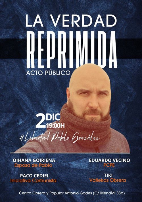 LA VERDAD REPRIMIDA Acto Público