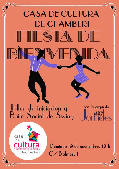 fiesta de bienvenida en la Casa de Cultura