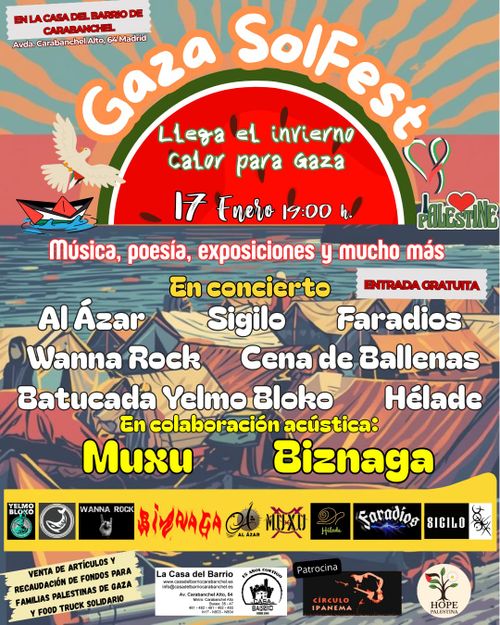 CONCIERTO SOLIDARIO por Gaza