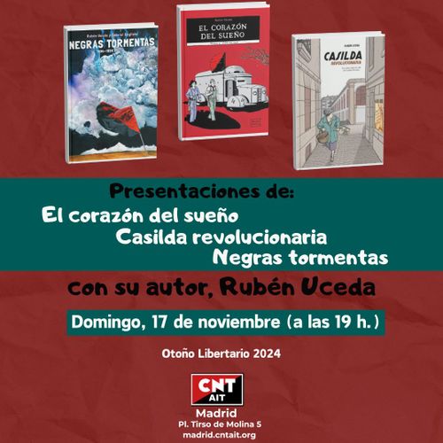  Encuentro con Rubén Uceda para hablar de sus obras relacionadas con la Guerra Civil y la Revolución Social española