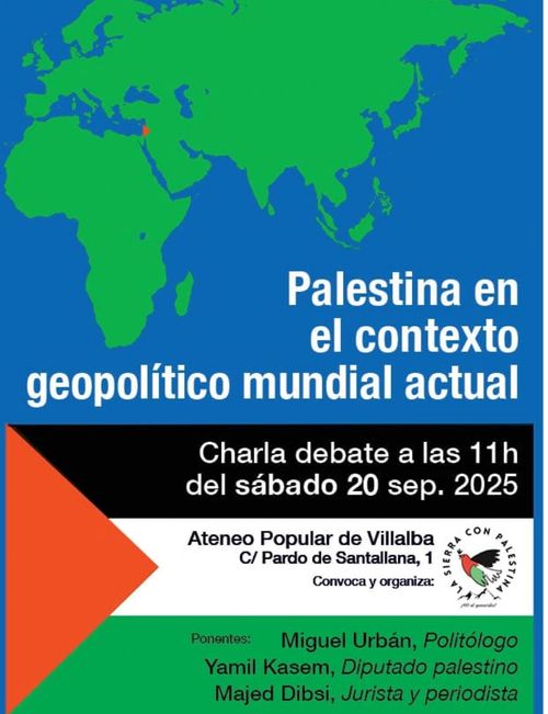 Palestina en el contexto geopolítico mundial actual