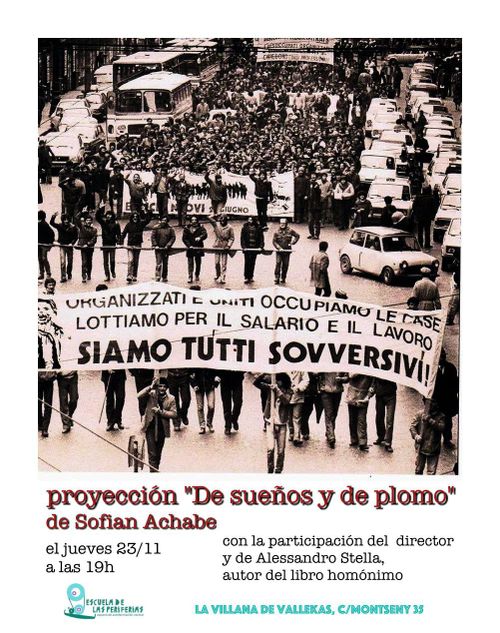 🎥 Proyección + debate: De sueños y de plomo 
