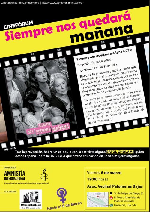 ESPECTACULAR PELICULA ITALIANA Siempre nos quedará mañana