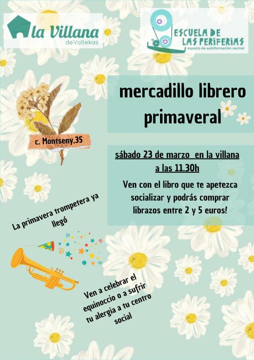 Mercadillo librero primaveral