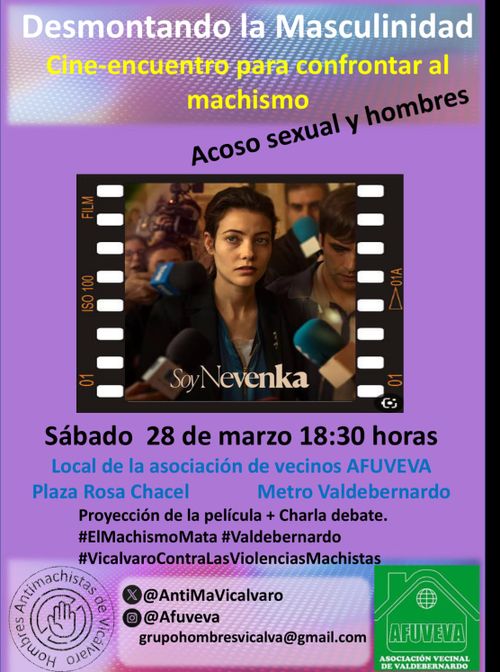 CINE-ENCUENTRO:  DESMONTANDO LA MASCULINIDAD